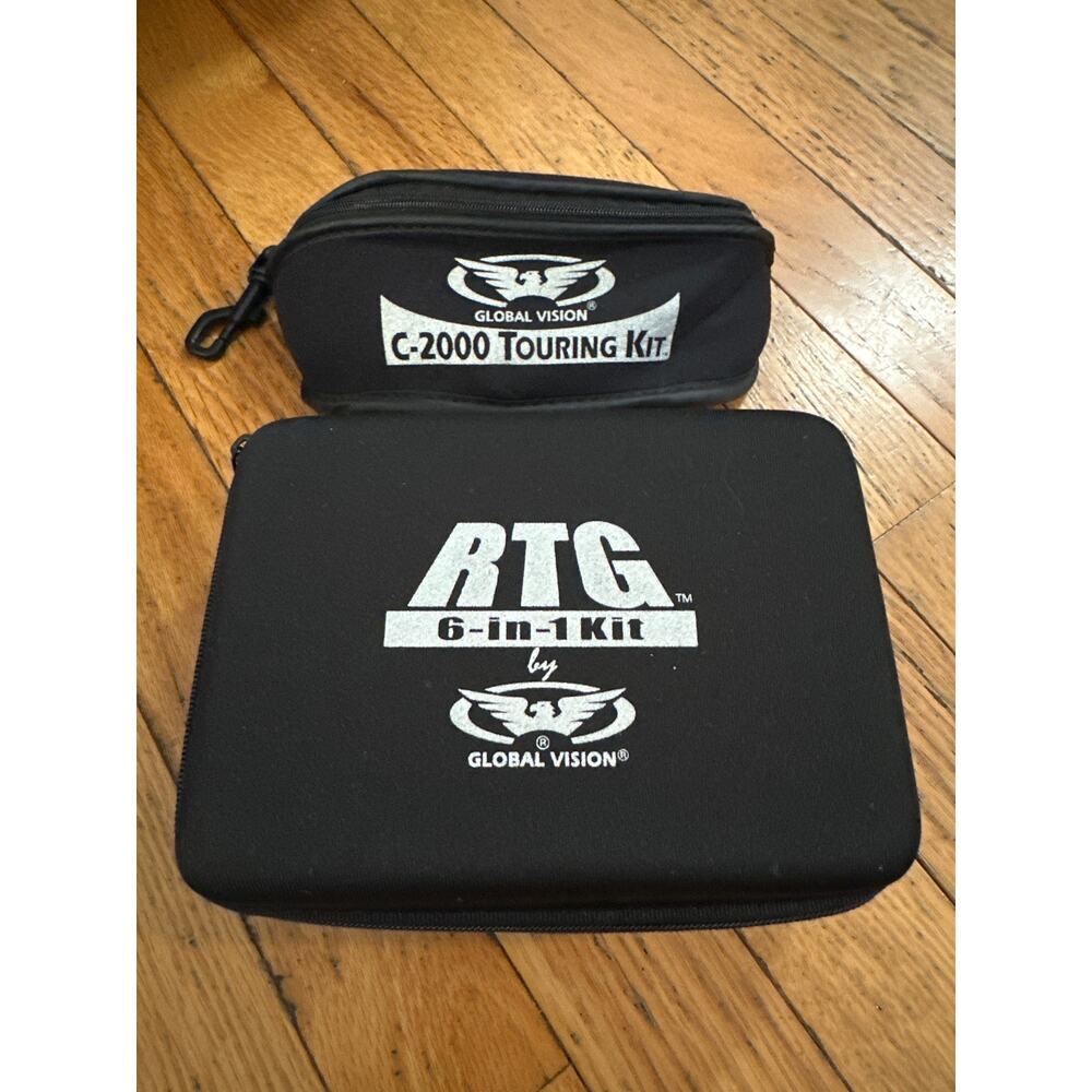 Global Vision RTG 6-in-1 Touring Kit Motorcycle Glasses + Lenses, & Cases